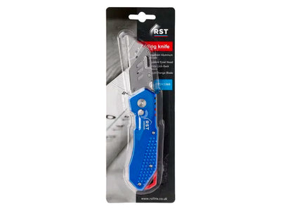 R.S.T. Aluminium Blue Folding Knife – – Now available at MTN Shop UK.