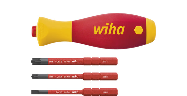 Wiha SoftFinish® electric slimVario Screwdriver Set, 4 Piece – – Now available at MTN Shop UK.