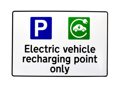 Scan Ev Recharging Point Only Rpvc 300X200mm – – Now available at MTN Shop UK.