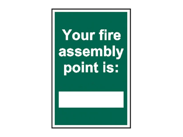 Scan Your Fire Assembly Point is - PVC Sign 200 x 300mm – – Now available at MTN Shop UK.
