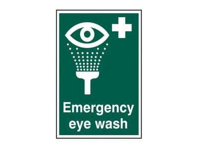 Scan Emergency Eye Wash - PVC Sign 200 x 300mm – – Now available at MTN Shop UK.