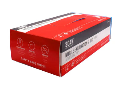Scan Blue Nitrile Disposable Gloves Large (Box of 100) – second image