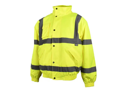 Scan Hi-Vis Yellow Bomber Jacket - L (44in) – – Now available at MTN Shop UK.