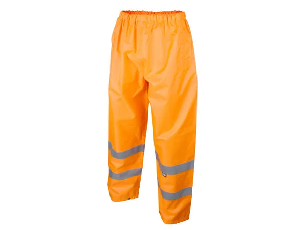 Scan Hi-Vis Motorway Trouser Orange - XXL (48in) – – Now available at MTN Shop UK.