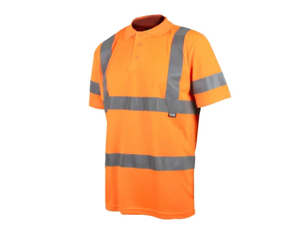 Scan Hi-Vis Polo Shirt Orange - XL (46in) – – Now available at MTN Shop UK.