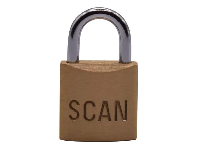 Scan Brass Padlock 20mm – – Now available at MTN Shop UK. - imagen 2