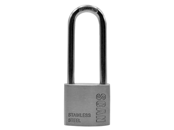 Scan Stainless Steel Padlock 38mm Long Shackle – – Now available at MTN Shop UK.