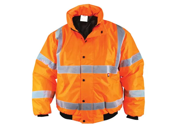 Scan Hi-Vis Bomber Jacket Orange - XXXL (56in) – – Now available at MTN Shop UK.