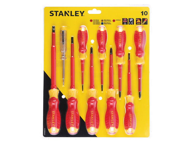 STANLEY® Hand Tools FatMax® VDE Insulated Screwdriver Set, 10 Piece - imagen 3