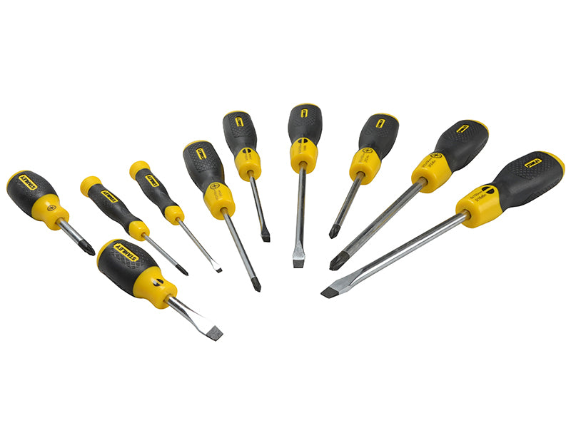 STANLEY® Hand Tools Cushion Grip Screwdriver Set, 10 Piece - imagen 3