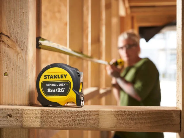 STANLEY® CONTROL-LOCK™ Pocket Tape 8m/25ft (Width 25mm) – – Now available at MTN Shop UK. - imagen 8
