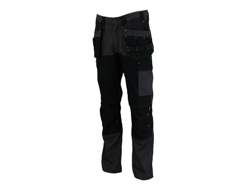 STANLEY® Clothing Dixon Slim Fit Trousers Grey/Black Leg R - imagen 4