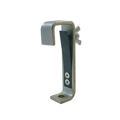 Doughty 30mm Hook Clamp c/w Protector Strip - Steel solar panel end clamp bracket.