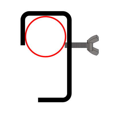 Doughty 75mm Hook Clamp – second image