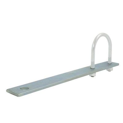 Doughty Extension Plate - Metal U-bolt bracket for securing poles.