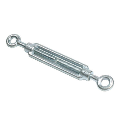 Doughty Eye to Eye Strainers - Galvanized steel turnbuckle with eye and hook ends.