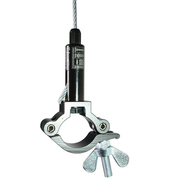 Doughty 50SV III ZW with Clamp - Heavy-duty cable clamp with adjustable bolt mechanism.