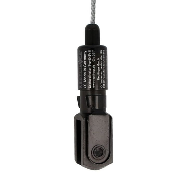 Doughty 80SV III with Fork - Heavy-duty cable insulator with label, black finish