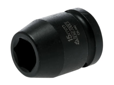 Teng Impact Socket Hexagon 6-Point 1/2in Drive 15mm – – Now available at MTN Shop UK.