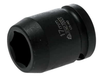 Teng Impact Socket Hexagon 6-Point 1/2in Drive 17mm – – Now available at MTN Shop UK.