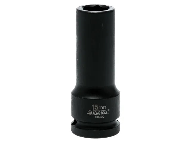 Teng Deep Impact Socket Hexagon 6-Point 1/2in Drive 15mm – – Now available at MTN Shop UK. - imagen 2