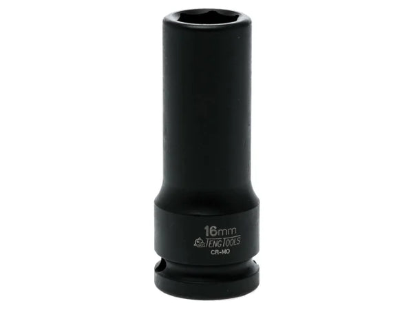 Teng Deep Impact Socket Hexagon 6-Point 1/2in Drive 16mm – – Now available at MTN Shop UK.