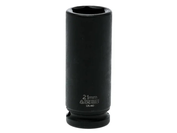 Teng Deep Impact Socket Hexagon 6-Point 1/2in Drive 21mm – – Now available at MTN Shop UK.