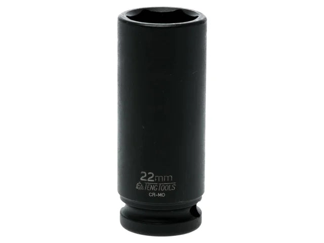 Teng Deep Impact Socket Hexagon 6-Point 1/2in Drive 22mm – – Now available at MTN Shop UK. - imagen 2