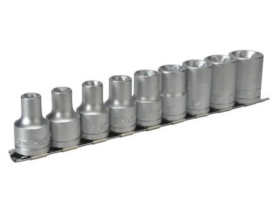 Teng 1/2in Drive M1210 External TORX Socket Clip Rail Set, 9 Piece – – Now available at MTN Shop UK.
