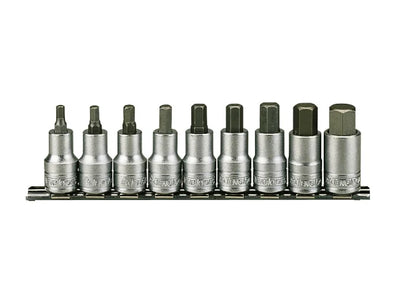 Teng 1/2in Drive M1212 Hex Socket Clip Rail Set, 9 Piece – – Now available at MTN Shop UK.