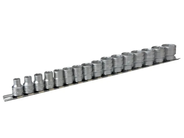 Teng M3816 Socket Clip Rail Set of 16 Metric 3/8in Drive – – Now available at MTN Shop UK.