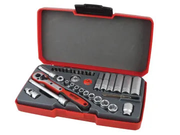 Teng T1436 Socket Set of 36 Metric 1/4in Drive – – Now available at MTN Shop UK.