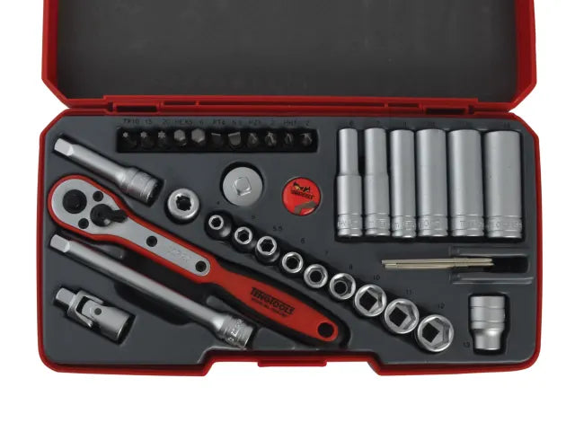 Teng T1436 Socket Set of 36 Metric 1/4in Drive – – Now available at MTN Shop UK. - imagen 2