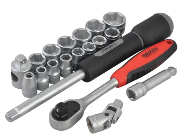 Teng TT3819 Regular Metric Socket Set, 19 Piece - 3/8in Drive – – Now available at MTN Shop UK. - imagen 3