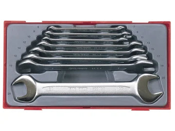 Teng TT6208 Metric Open End Spanner Set, 8 Piece – – Now available at MTN Shop UK.