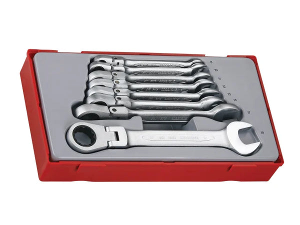 Teng TT6508RF Flexible Ratchet Spanner Set, 8 Piece – – Now available at MTN Shop UK.