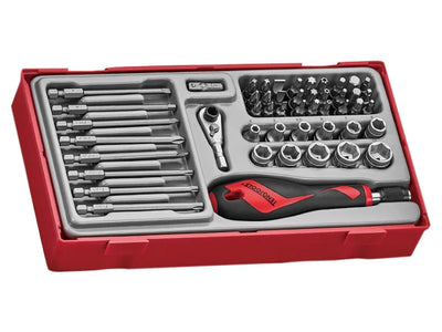 Teng TTMDQ49 Bit & Quick Chuck Driver Set, 49 Piece - 1/4in Drive – – Now available at MTN Shop UK.
