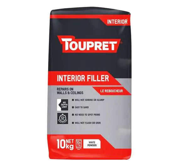 Toupret Interior Filler 10kg – – Now available at MTN Shop UK.