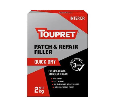 Toupret Quick Dry Patch & Repair 2kg – – Now available at MTN Shop UK.