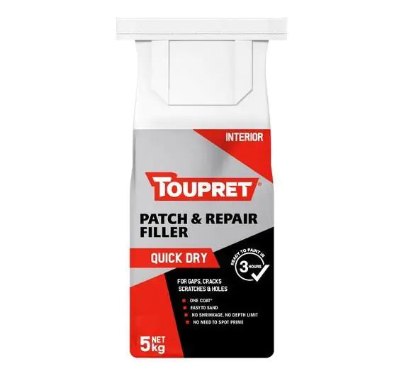 Toupret Quick Dry Patch & Repair 5kg – – Now available at MTN Shop UK.