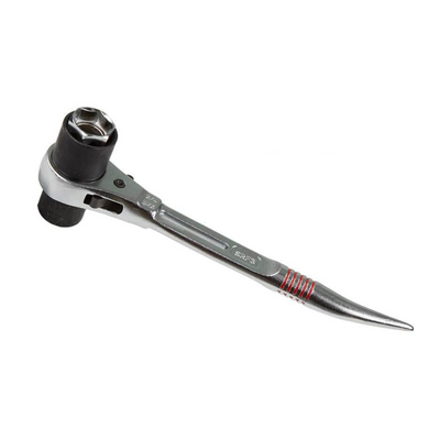 Dirty Rigger Podger 4-in-1 (Imperial Combination) – Constructed from solid steel & Coated in an ultra-tough nickel-chrome plating. 4 socket sizes: 15/16 inch hex, 3/4 inch hex, 1/2 inch square and 7/8 inch hex. With a small eyelet to attach a lanyard. – Now available at MTN Shop UK.