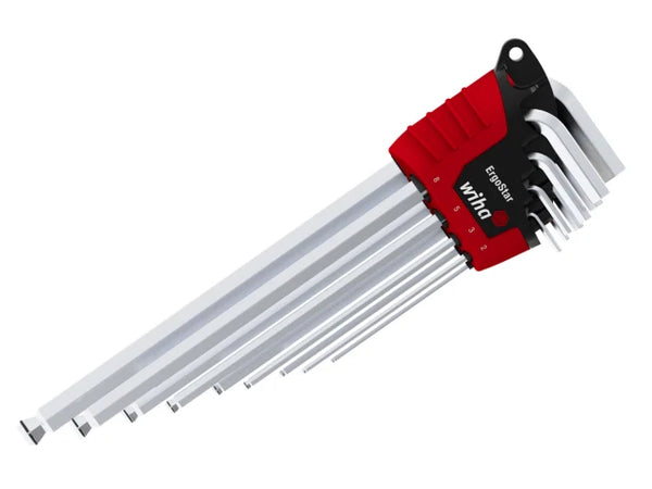 Wiha ErgoStar MagicRing® Hex Ball End L-key Set, 9 Piece – – Now available at MTN Shop UK.