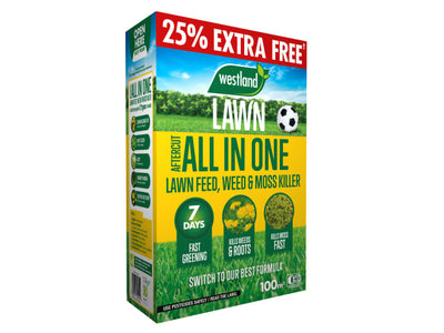 Westland Aftercut All In One Lawn Feed, Weed & Moss Killer 80m² Box – – Now available at MTN Shop UK.