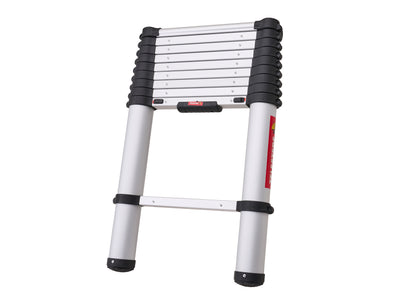 Telesteps - Telesteps 3m Telescopic Ladder - Telescopic aluminum ladder with extendable rungs, compact design.