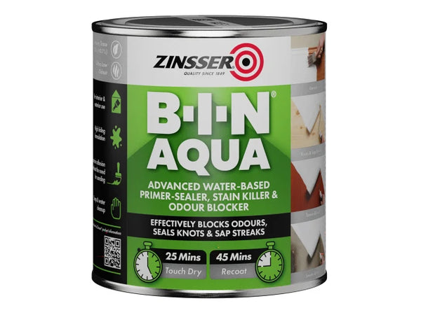 Zinsser B-I-N® Aqua 500ml – – Now available at MTN Shop UK.