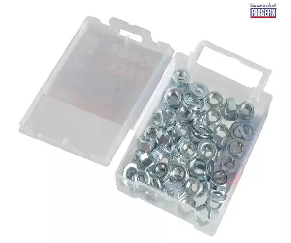 ForgeFix Hexagonal Nuts & Washers ZP M5 ForgePack 40 - imagen 3