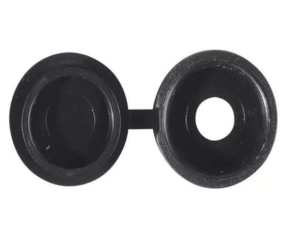 ForgeFix Hinged Cover Cap Black No. 6-8 Bag 100