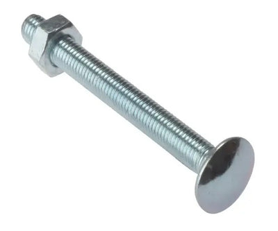 ForgeFix Carriage Bolt & Nut ZP M10 x 200mm Bag 10