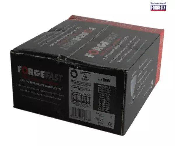 ForgeFix ForgeFast Torx® Compatible Wood Screw Pack 1800 Piece