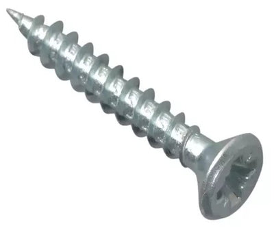 ForgeFix Multi-Purpose Pozi Compatible Screw CSK ST ZP 3.5 x 30mm Box 200